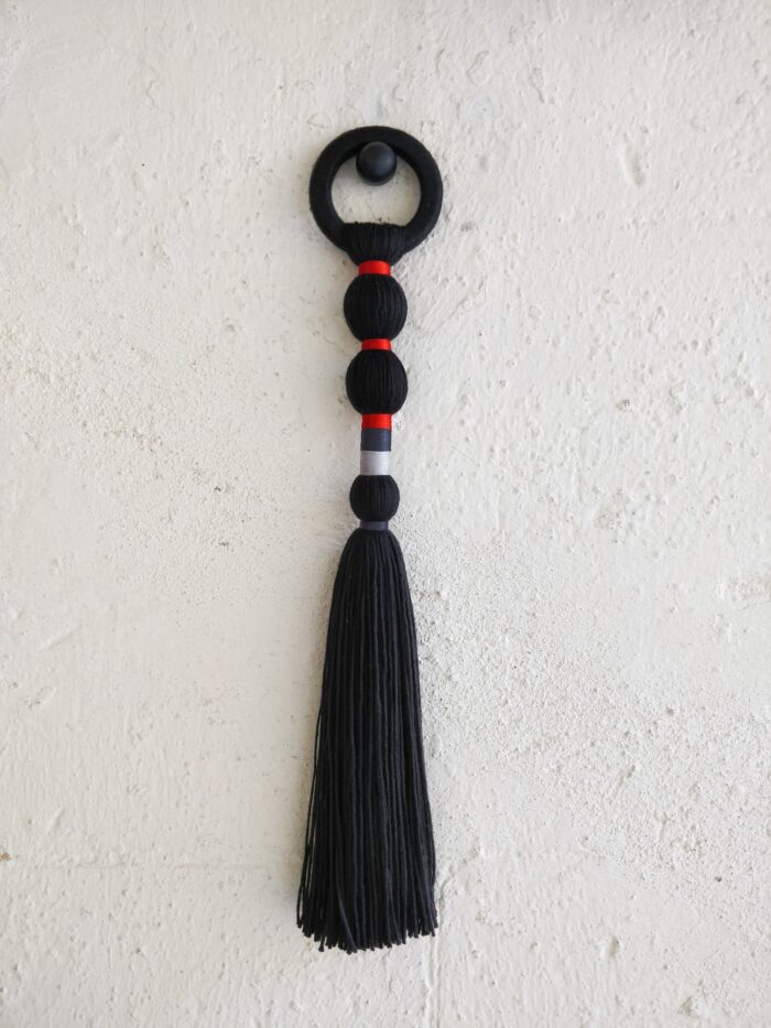 Décoration bohème noire pour porte, fenêtre, mur