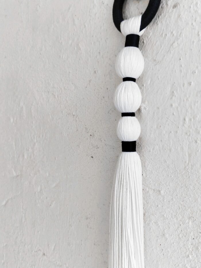 Décoration bohème en noir et blanc pour porte, fenêtre, mur