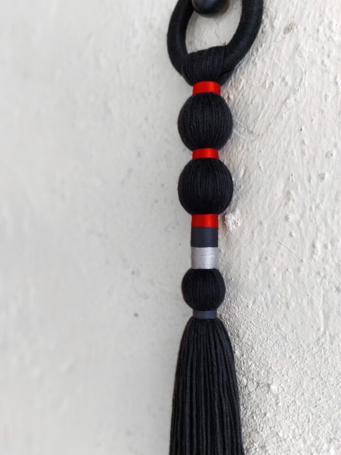 Décoration bohème noire pour porte, fenêtre, mur